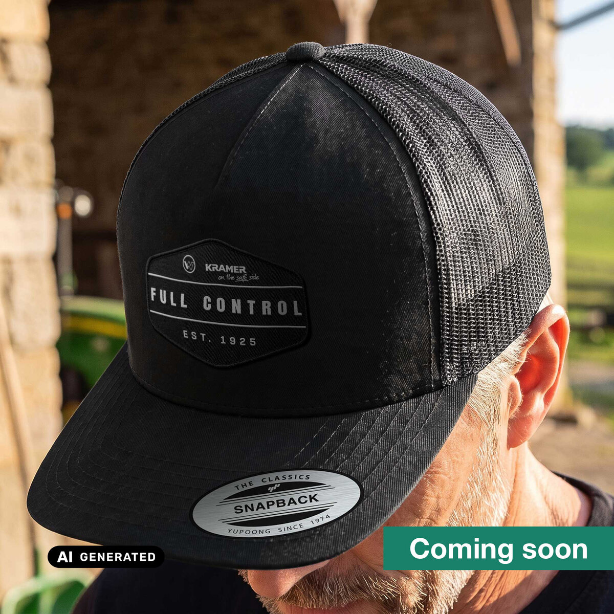 Cap Trucker Flat Mesh Full Control