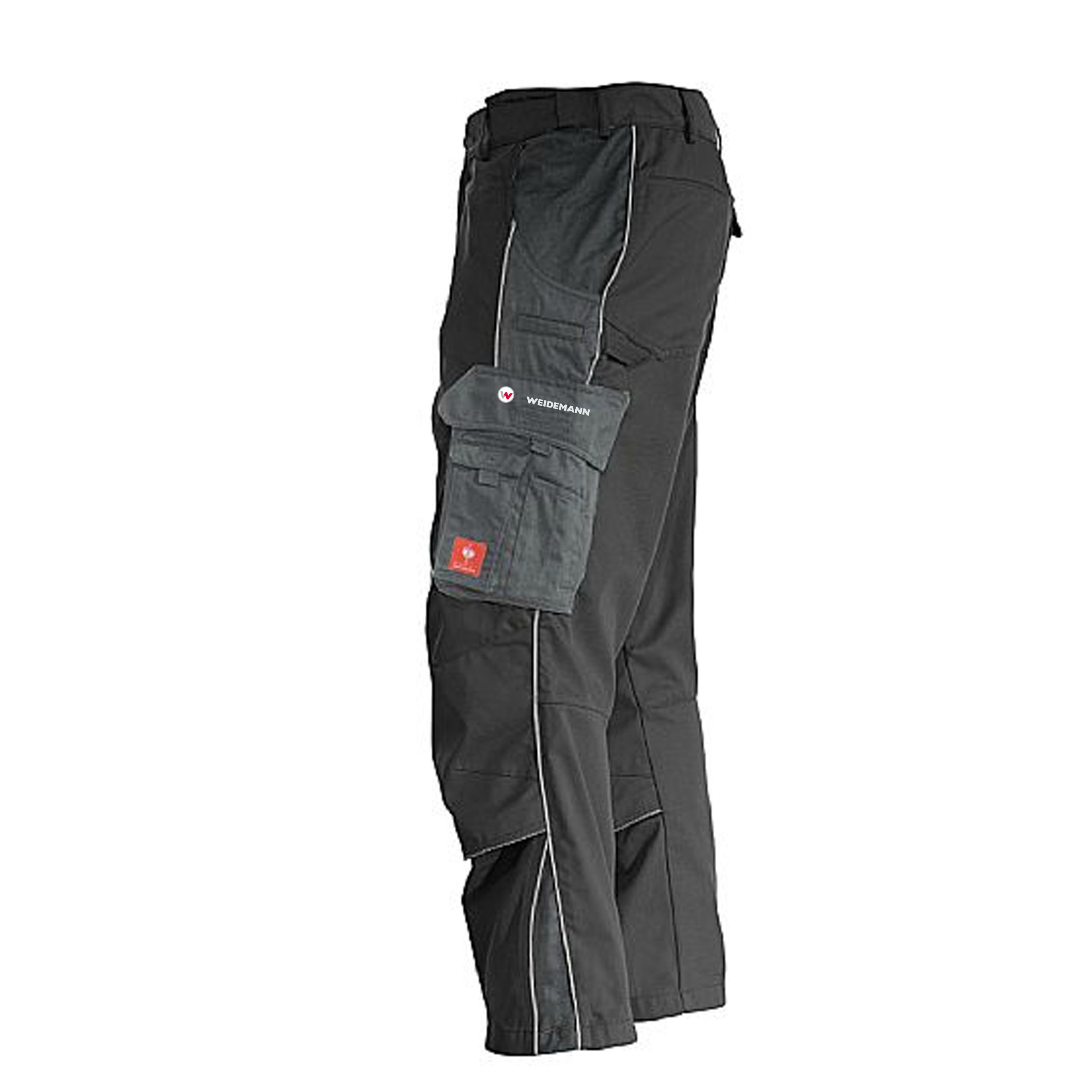 Trousers e.s. active, black / gray